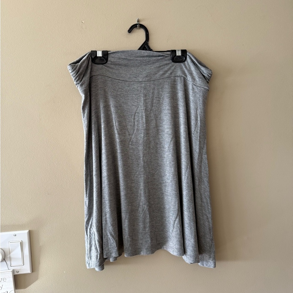 gnu Heather Grey Ladies Soft & Stretchy Skirt - Picture 9 of 13